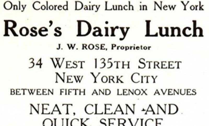 Colored Dairy Bar 1910, New York National Association for the Advancement of Colored People.