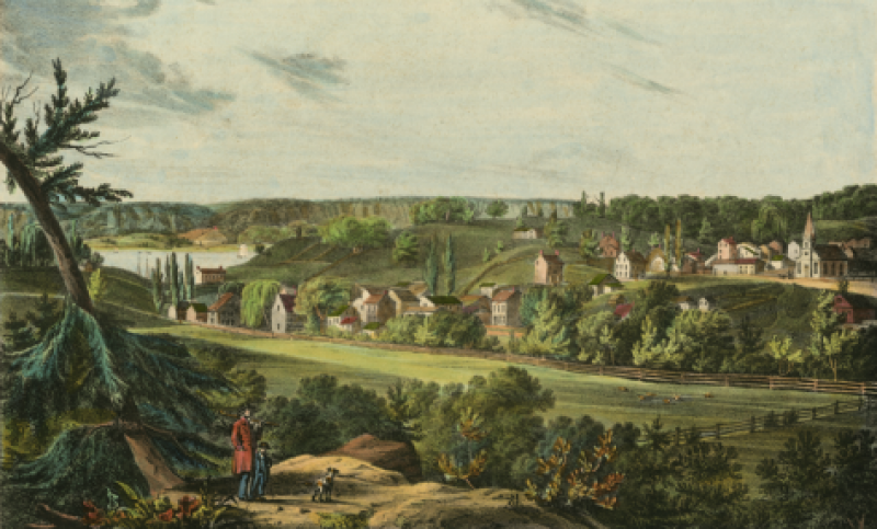 Manhattanville View 1834, The Jennings Photograph Collection, PR 135, New York Historical Society.